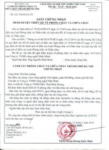 tham duyet he thong PCCC