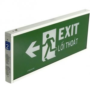 Đèn Exit Paragon PEXF23SC-G2, 2 mặt tích hợp ATS